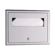 Bobrick B-301 Stainless Steel Recessed Seat-Cover Dispenser