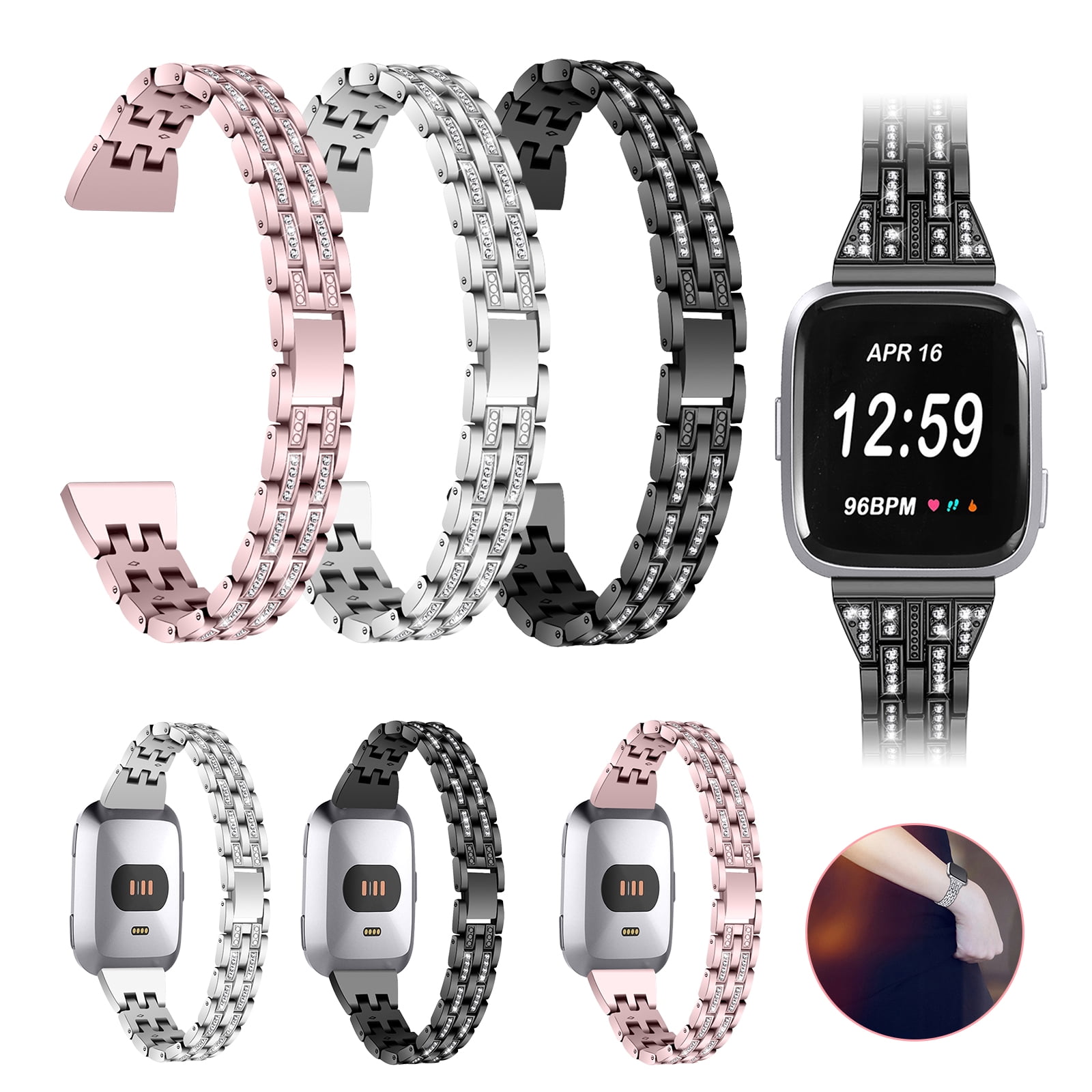 fitbit versa lite bands walmart