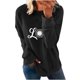 thumbnail image 1 of ICHUANYI Clearance Fashion Woman Round Neck Long Sleeve T-Shirt Printing Loose Sweatshirt Blouse Tops ICHUANYI "ICHUANYI", 1 of 5