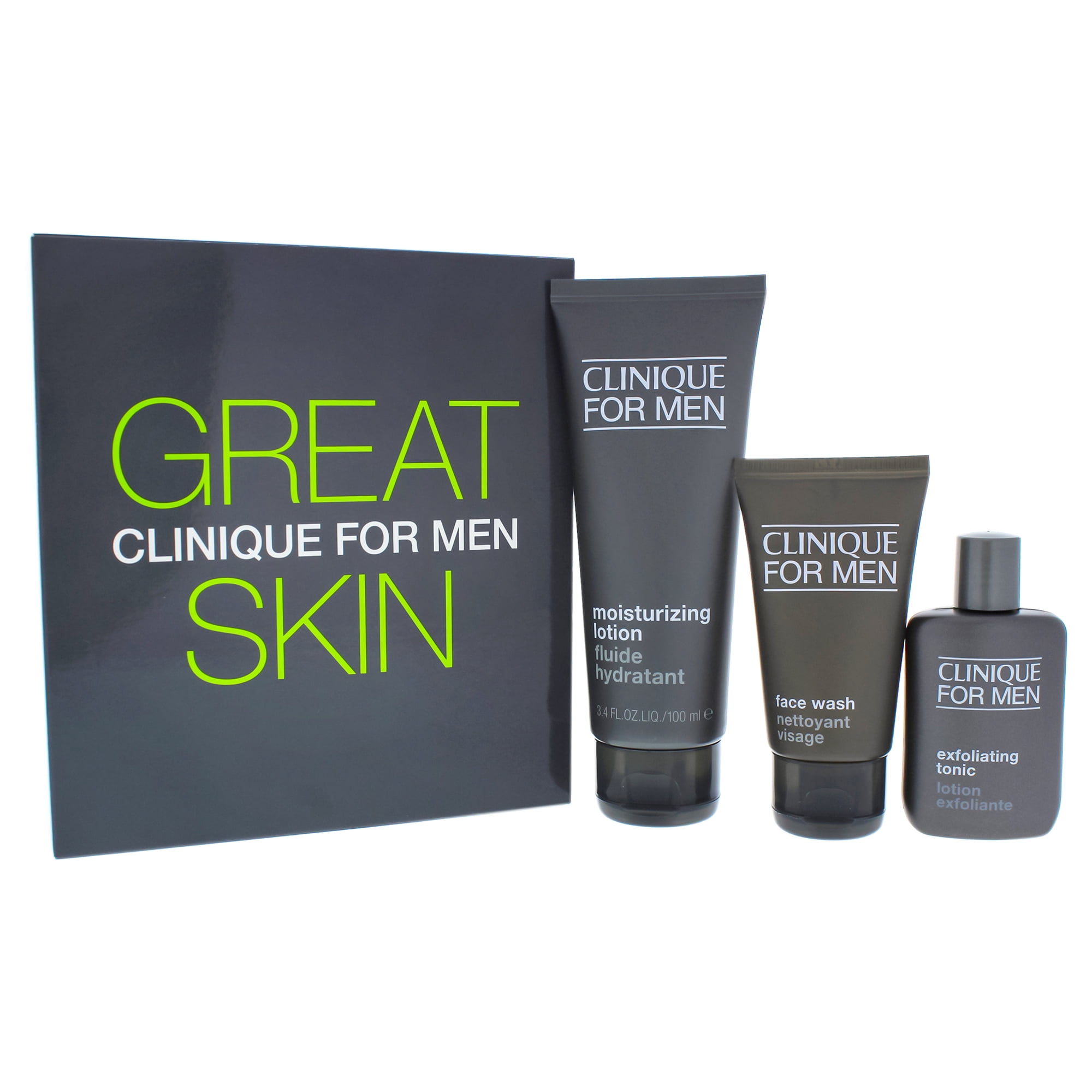 Clinique Great Skin for Him Three Piece Gift Set for Men
