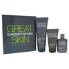 Clinique Great Skin for Him Three Piece Gift Set for Men