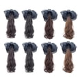 thumbnail image 3 of Extension de Cheveux Queue de Cheval à Clipser Synthétique Ondulée pour Femmes - 16/20 Pouces Résistant à la Chaleur, 3 of 7