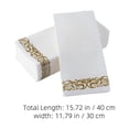 thumbnail image 2 of EXHUMKY 75Ud Servilletas Desechables De Papel Con Impreso Europeo Para Cena Y Eventos, 2 of 7