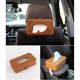 thumbnail image 3 of Organizador de servilletas de cuero para visera de coche, soporte para papel colgante, espacio S, 3 of 5