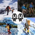 thumbnail image 2 of Poignées Antidérapantes pour Glaçons Crampons Poignées pour Glace Neige Chaussures Poignées pour Glace Neige Traction pour Pêche Marche Randonnée, 2 of 7