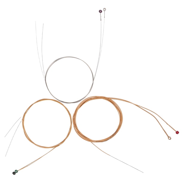 HEALEEP 6Ud Kit De Cuerdas Para Guitarra Acústica Resistentes Ideales Para Práctica Y Presentaciones