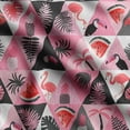 thumbnail image 1 of Soimoi Animals Print,Cotton Poplin, Sewing Fabric Sold by The Yard 42 Inch Wide,Sewing Craft Quilting/Quilt Making Fabric, Rose Pink, 1 of 5