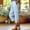 Light Blue women capri pants with pockets a1, variant on Cagogo Women's Capri Pants Cotton Linen Elastic Waist Loose Casual Capri Trousers with Pockets Solid Straight Leg Summer Work Beach Lounge Pants, Pink 2XL