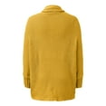 thumbnail image 5 of Vedolay Womens Cardigan Sweaters 2023 Fall Button Down Ribbed Knit Cropped Cardigan Sweater Top Yellow,XL, 5 of 5