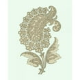 thumbnail image 3 of Vision Studio 20x24 Black Modern Framed Museum Art Print Titled - Celadon Floral Motif II, 3 of 5