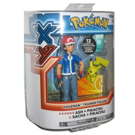 Pokemon X Y Takara Tomy Officially Licensed Ash Pikachu Figure Set
