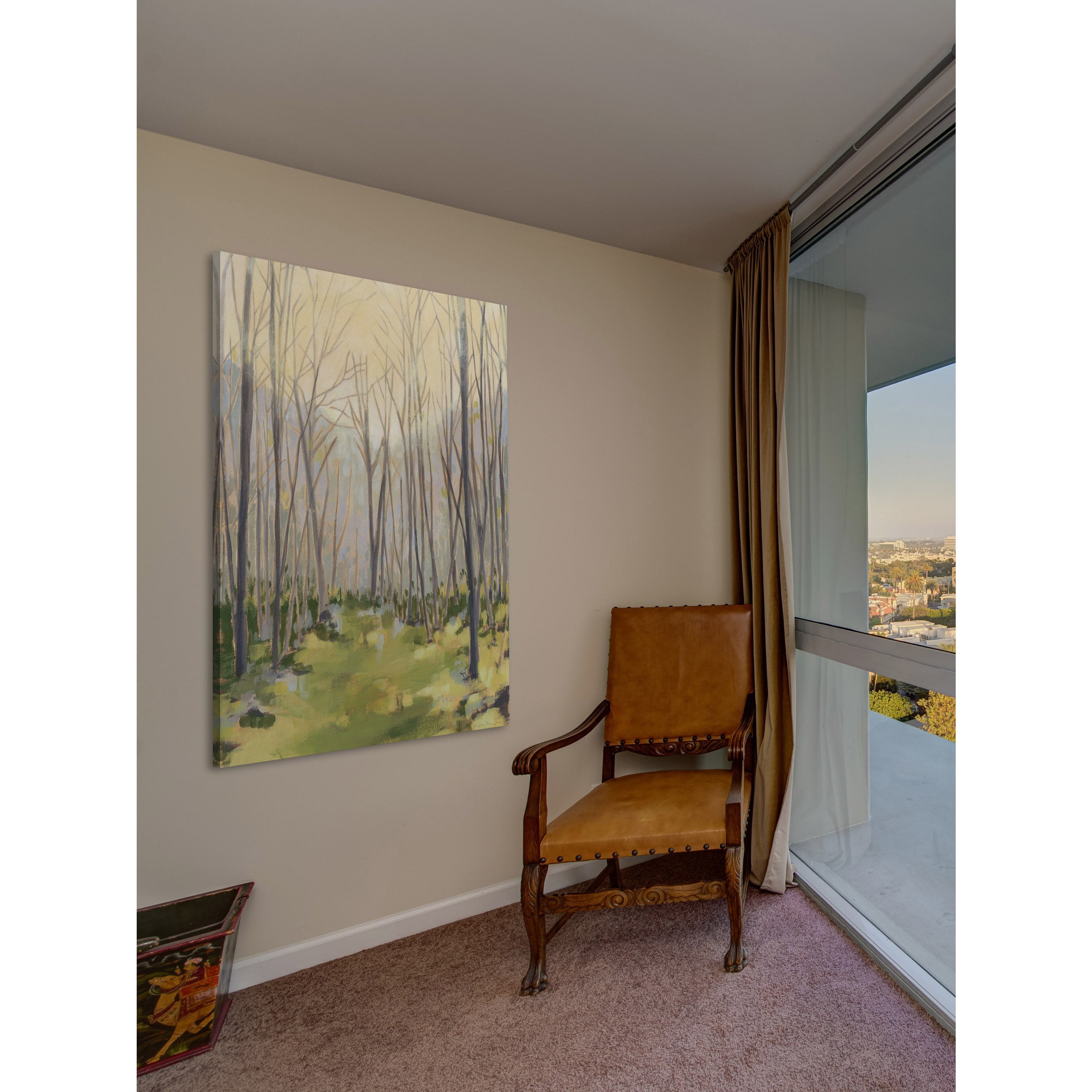 Marmont Hill "Delicate Forest II" Painting Print on Wrapped Canvas
