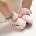 thumbnail image 7 of Baby Boys Girls Snow Winter Boots, Infant Toddler Soft Sole Winter Warm Crib Booties Shoes (Pink), 7 of 7