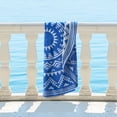 thumbnail image 4 of 100% Cotton Starbrust Trendy Round Beach Towel, 4 of 6