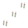 thumbnail image 4 of Pendientes colgantes Qarigey joyería de aniversario de cumpleaños Verde, 4 of 6