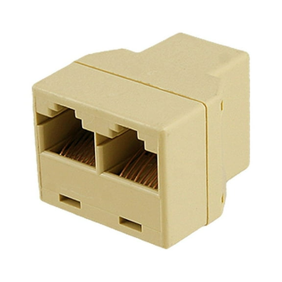 Unique Bargains RJ45 LAN Network 2 Ways Splitter Extender Plug Coupler Uovah
