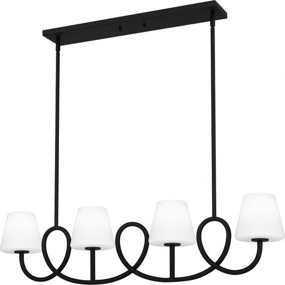 Quoizel Lighting - Atkins - 4 Light Linear Chandelier In Modern Style-10.75