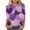 Purple-A, variant on Tumotour Pullover Sweatshirts For Women Crew Neck 3/4 Sleeve Valentine'S Day Printed Tops Casual Cute Tunic Tops Tees Blouses Loose Pullover Tops