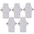 thumbnail image 1 of Protectores Diarios, Lavables, Reutilizables, Almohadillas Sanitarias De Absorción De Agua, Cómodas Para Mujeres ANGGREK L 20 cm x 29,5 cm, 1 of 8