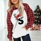thumbnail image 1 of Cowsor Cute Hoodie for Teen Trendy Letter Print Preppy Hooded Sweatshirts Kids Pullover Long Sleeve School Outfits, 1 of 5