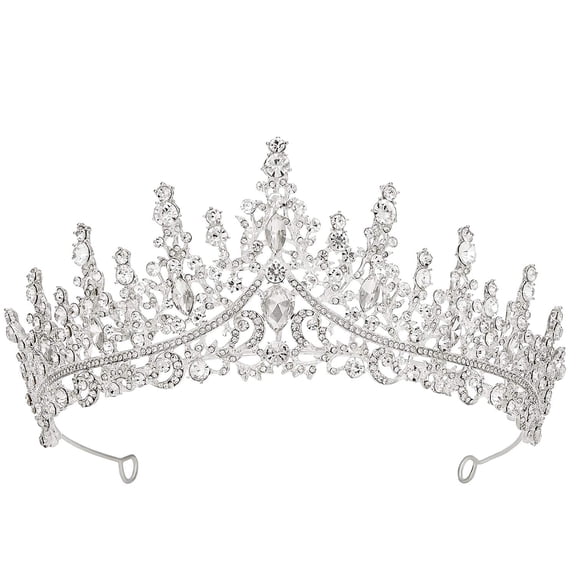 Rose Gold Tiaras for Women Rhinestone Wedding Crown for Bride Small Princess Tiara Headband Birthday Bridal Hair Accessories Flower Girl