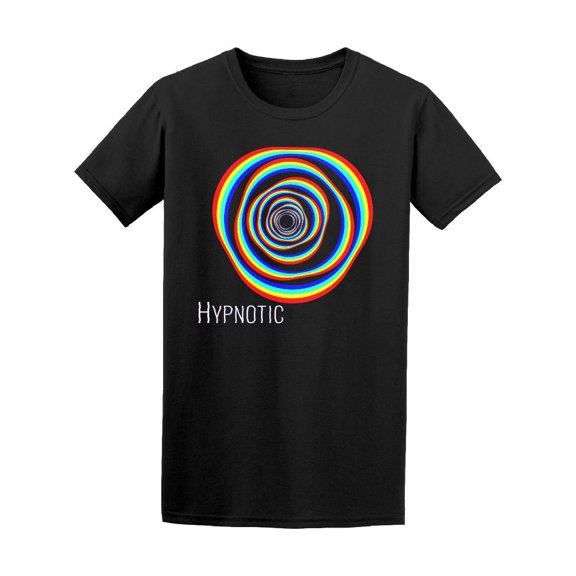 Colorful Shape Hypnotic Tee Men's -Image by Shutterstock
