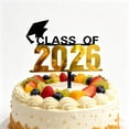 thumbnail image 3 of Acrylic Graduation Cake Topper, Clear Decorative Graduation Season Party Decoration for Cake, Reusable, 1 Piece, 3 of 5