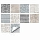 thumbnail image 1 of 10Pcs PVC Tile Stickers Self-Adhesive Decorative Floor Wall Tiles 30X30Cm Assorted Color Suitable For Homeowners Designers, 1 of 4