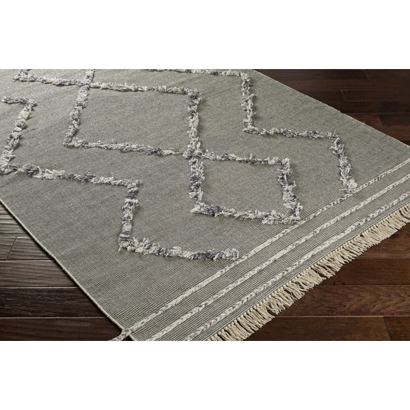BoutiqueRugs Needville Bohemian, Transitional Area Rug - Teal, Off White, Black - 2' x 3'