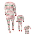 thumbnail image 3 of Unisex Christmas Family Pajama Set Daddy Mommy and Me (3 Mo, White), 3 of 5
