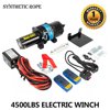 Ktaxon Electric Winch 12V ATV UTV Winch 4500LBS Towing Truck Synthetic Rope 4WD