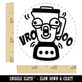 thumbnail image 2 of Noisy Blender Cartoon Self-Inking Rubber Stamp Ink Stamper - Brown Ink - Small 3/4 Inch, 2 of 7