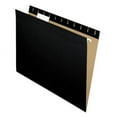 thumbnail image 2 of Colored Hanging Folders, Letter Size, 1/5-Cut Tab, Black, 25/box | Bundle of 5 Boxes, 2 of 7