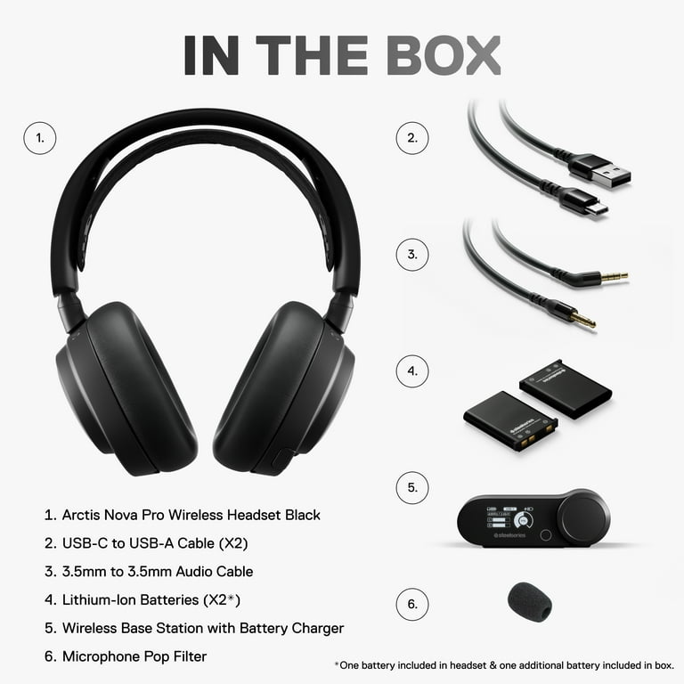 52□ARCTIS NOVA PRO WIRELESS RI0717-2 Arctis Nova Pro Wireless for PC & PlayStation