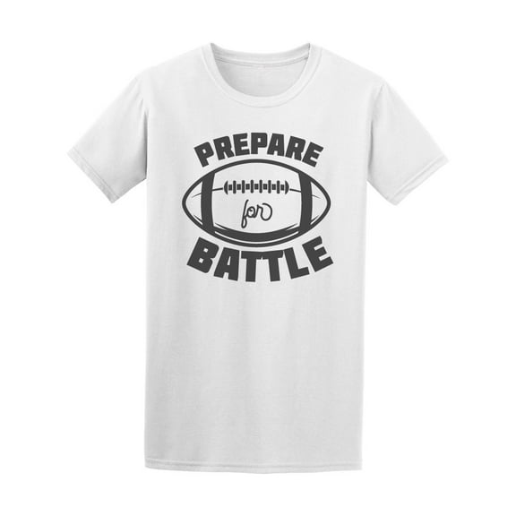 American Football Prepare Battle T-Shirt Men -Image by Shutterstock, Male Large