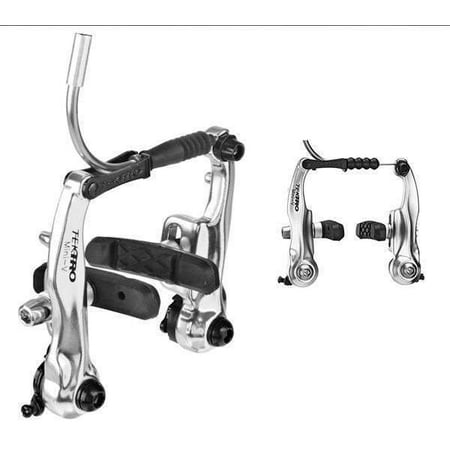 Cyclocross Brake - Tektro 926AL Mini V Brake Pull Brakes Silver For BMX Cyclocross Road Tandem