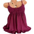 thumbnail image 1 of Robe d'Été Sans Manches pour Femme Grande Taille, Mini-Robe à Bretelles en Dentelle, Débardeur de Plage, 1 of 2