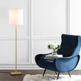 thumbnail image 2 of Safavieh FLL4055A Lighting Octavius Brass Gold 61-inch (LED Bulb Included) Floor Lamp, 2 of 5