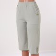 thumbnail image 6 of Uuszgmr Casual Pants For Womens Ladies Summer Solid Sport Casual Capris, 6 of 8