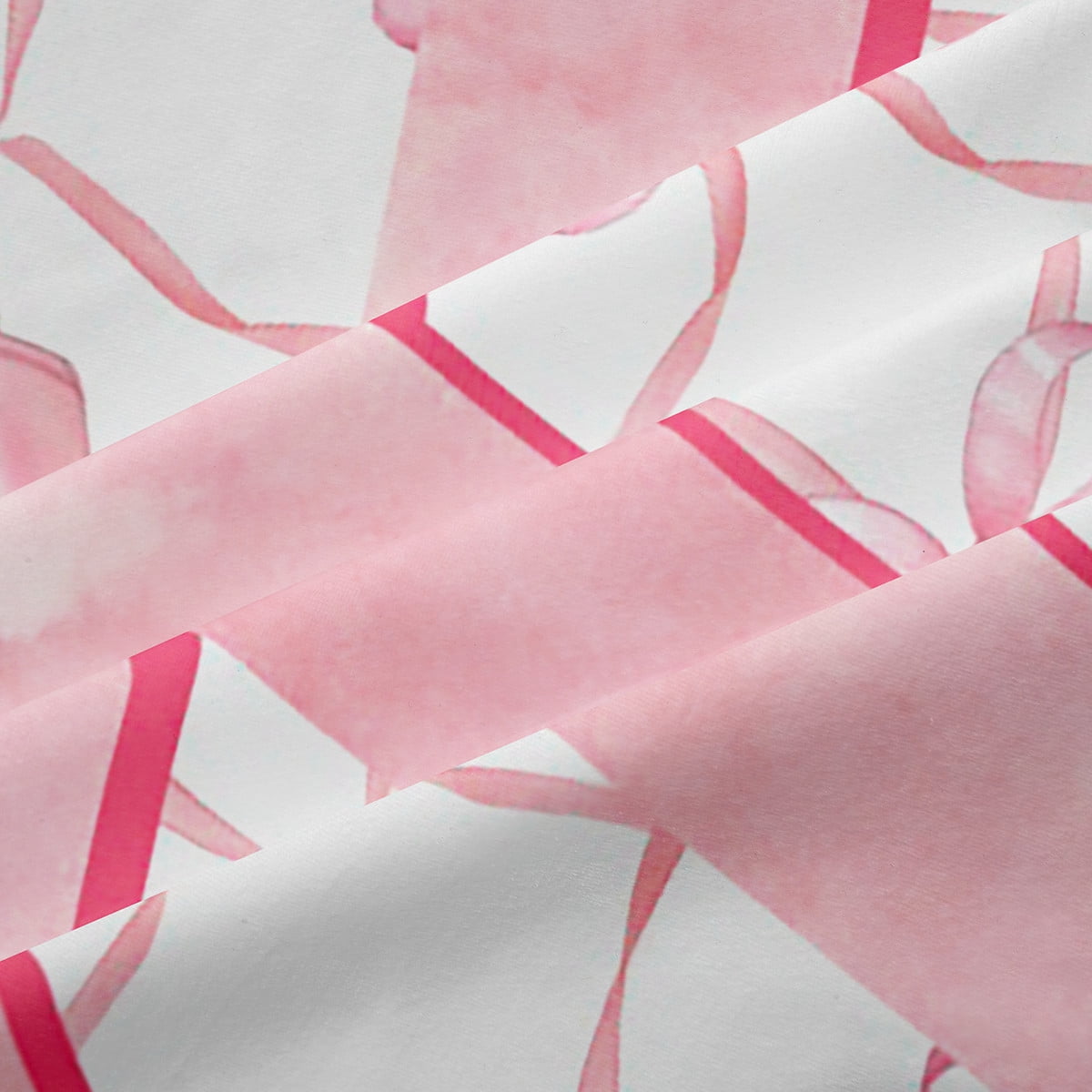Manfei Personalized Gifts Curtains Pack of 2 (38x45),Latter K Black Out Curtains,Pink Kawaii Bow Curtains for Living Room,Lightweight Room Decoration