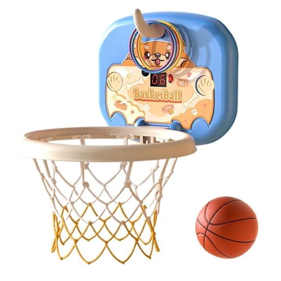 Kids Basketball Hoop Indoor, Scoreboard Portable Design Adjustable Height, Mini Basketball Hoop with Ball,Christmas Birthday Sport Toys Gifts