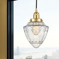 thumbnail image 2 of 616-1PH-SG-G664-7 Innovations Lighting Bullet - 1 Light Cord Hung Mini Pendant In Modern Style-12 Inches Tall and 7 Inches Wide-Satin Gold, 2 of 2