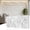 White, variant on LooYee 6 Pack Faux Stone 3D Wall Panels Black 47.2x23.6 Inch Cement Texture Thicker Design PU Wainscoting Panel for Bedroom Living Room Office Accent Wall