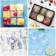 thumbnail image 4 of 3-pack silicone ice molds, BPA-free ice trays with lid and funnel, suitable for beer, whiskey, chilled drinks, 6+6., 4 of 5