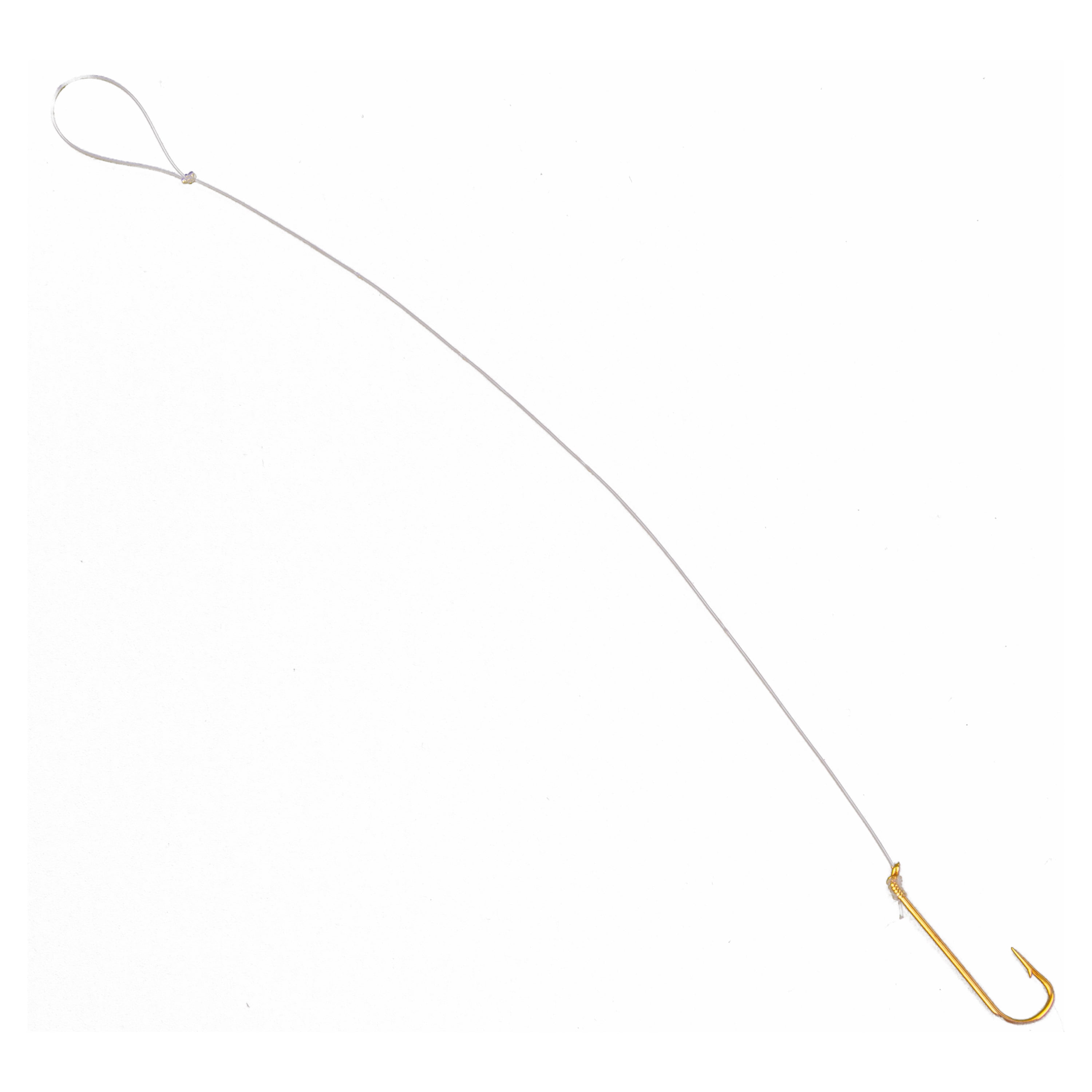 Ozark Trail Gold Aberdeen Snelled Fishing Hooks, Size 4, 8-Pack
