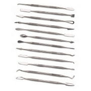 Double Ended Spatulas and Carvers, Set of 12, 6-1/2 Inches