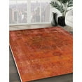 thumbnail image 3 of Ahgly Company Machine Washable Indoor Rectangle Industrial Modern OrangeRed Orange Area Rugs, 2' x 5', 3 of 7