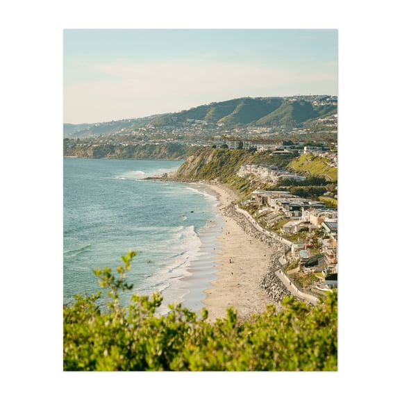 Dana Strands Beach 01 - Dana Point California Photography Coast Beach Seaside Ocean Scenic Landscape Coastal Unframed Wall Art Print 6 x 8 inches