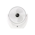 thumbnail image 1 of Ventilador de escritorio USB, portátil, silencioso, 3 velocidades, ventilador personal de escritorio, Ideal para Oficina, Hogar Recargable (Blanco), 1 of 1