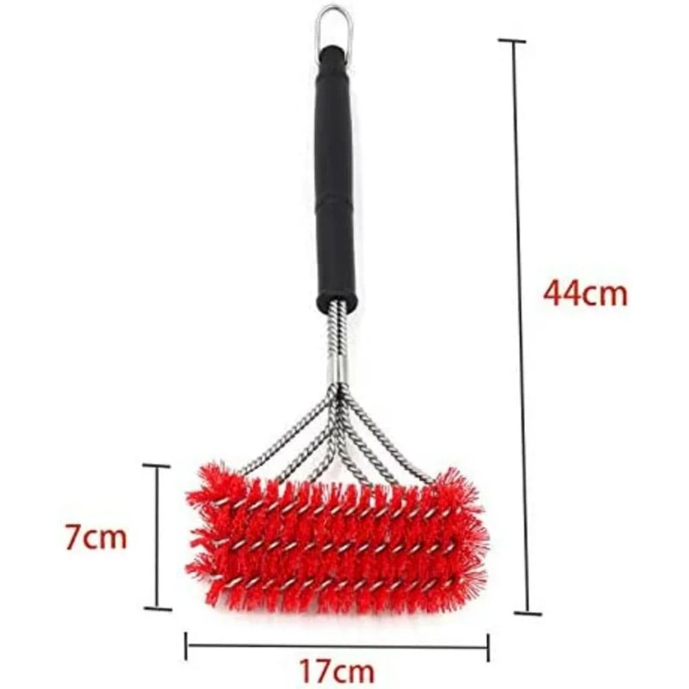 EIMELI Nylon Grill Brush - Bristle Free Alternative - Nylon Cold Scrub Technology Cleans Between The Grates
